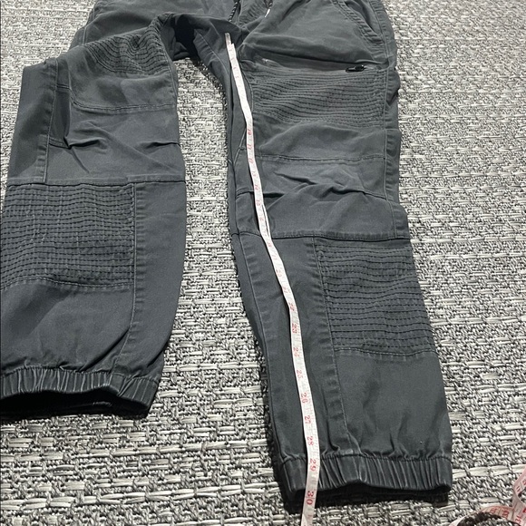 Ring of Fire | Men’s Dark Grey Joggers with Ribbing - Picture 11 of 11